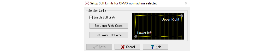 Set Soft Limits by Two Corners